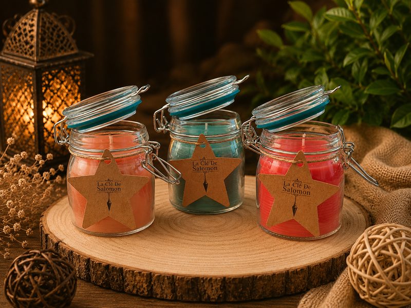 Le Trio Sacré de Salomon — Pack 3 bougies consacrées La Clé De Salomon